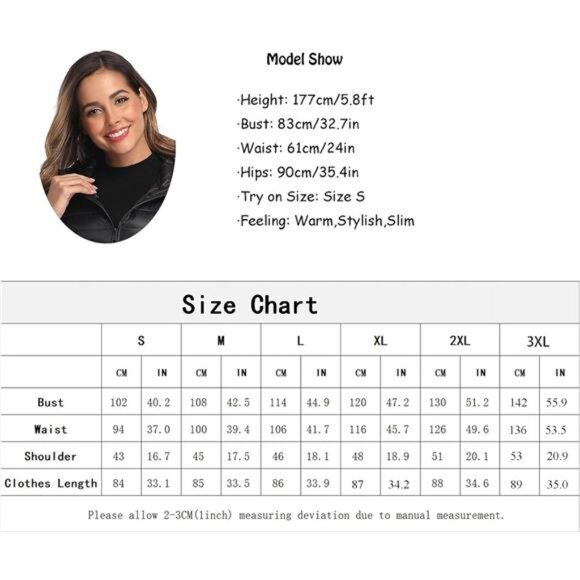 Women's Plus Size Packable Down Jacket: Ultralight Hooded Puffer Coat - Picture 2 of 8